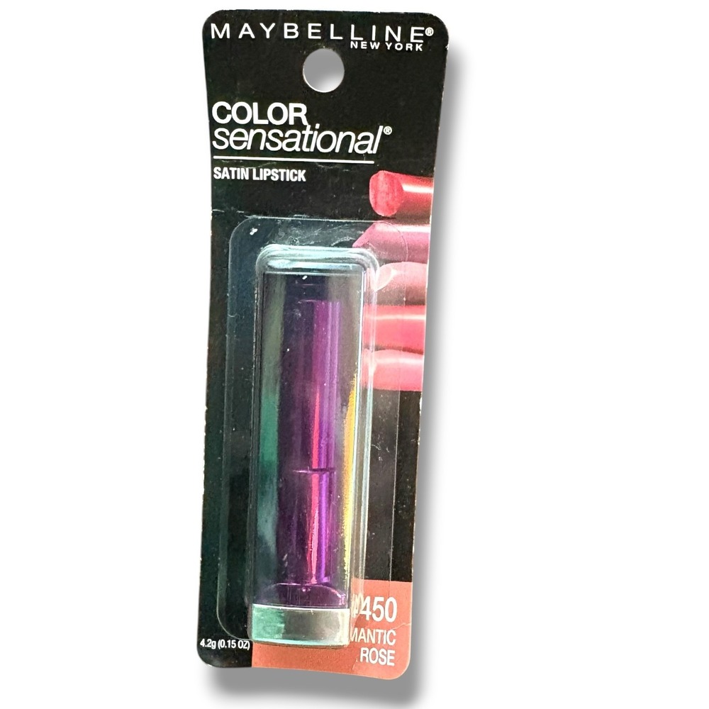 Maybelline Color Sensational Satin Lipstick 450 Romantic Rose Pink 0.15oz New